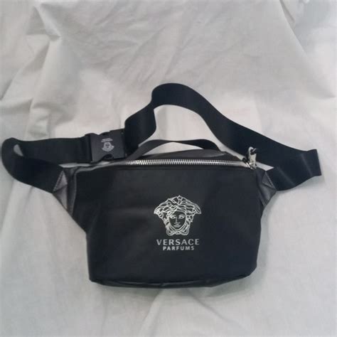 versace fanny pack white|Versace backpack price.